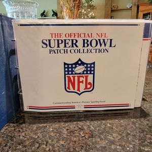 SUPERBOWL PATCH COLLECTION PORTFOLIO COMPLETE